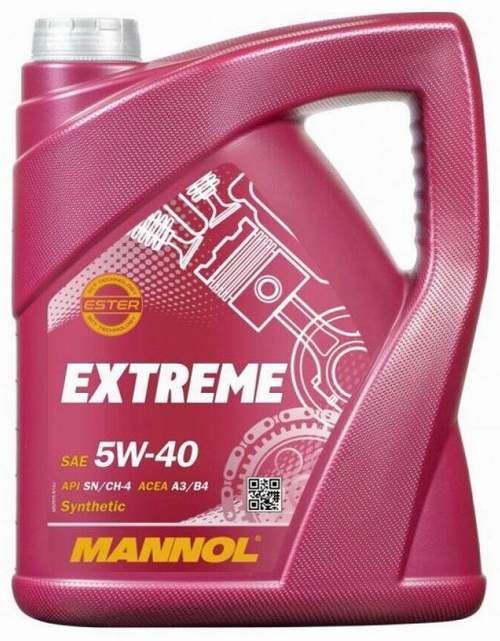MANNOL 7915 Extreme 5W40 SN 5L (A3/B4 C2/C3 BMW LL-04 MB-229.31/51/52 VW 505.00/01