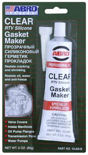 Герметик прокладок прозрачный ABRO 13-AB 85 гр. (оригинал)