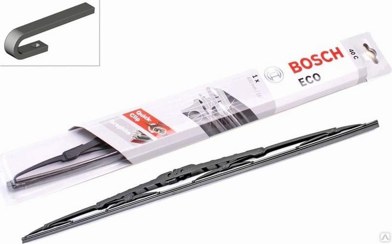 Щетка стеклоочистителя каркасная - дворник BOSCH ECO 400mm/16