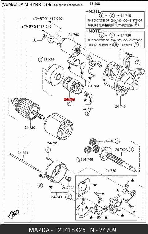 Бендикс MZ 626GD/GE 88-97 2.0L/2.2 FS, 323F 1.8, MX-6 92- 2.0 12V (10 зуб)