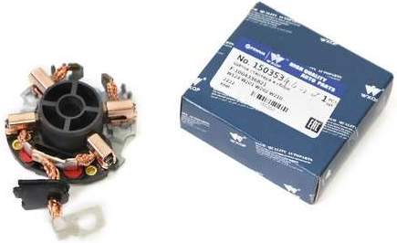 Щетки стартера со щеткодержателем маленькие AD-VW, MB W124/201/202/210 М102/103/111 железная площадка