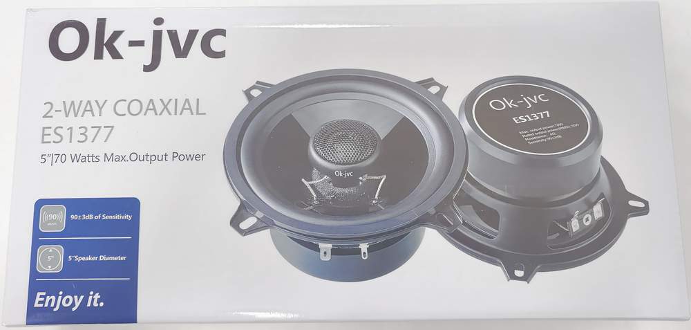 Динамики OK-JVC JVC-1377 5`` 13см