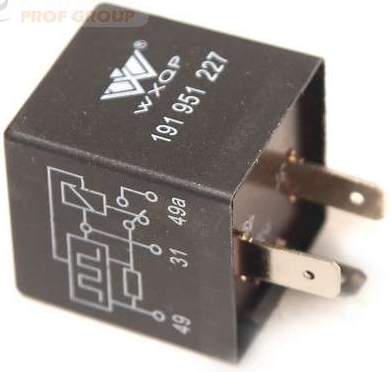 Реле поворота N21 3-конт AD-VW, FORD, OPEL