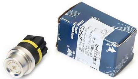 Датчик в патрубок 4-конт желтая полоса AD-VW Golf-3, PAS B3/B4 88-97, T4 90-03