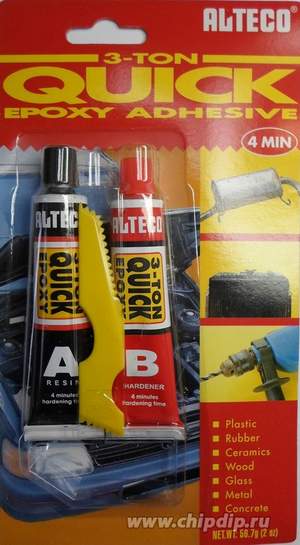 Клей - Холодная сварка 2-х комп. A+B ALTECO больш. 56.7гр.