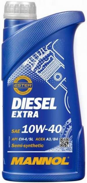 MANNOL 2790 Diesel Extra CH-4/SL 10W40 1L (B4/A3 VW505.00/502.00)