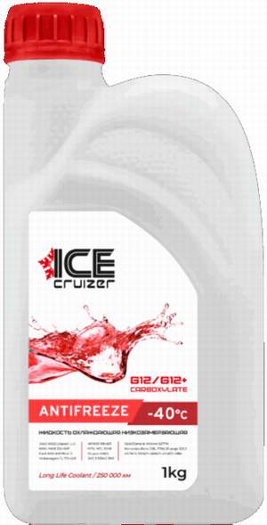Антифриз красный 1кг (ICE Cruiser-40 G12/G12+ Carboxilate)