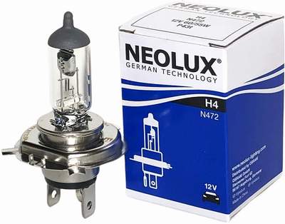 Лампа NEOLUX H4 12V 60/55W P43T N472