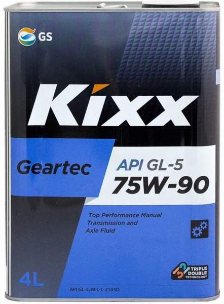 KIXX GEARTEC 75W90 GL-5 4L