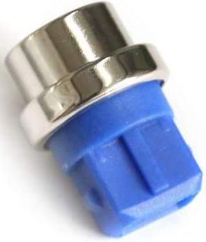 Датчик в патрубок 2-конт синий (темп. охл.жидк.) AD-80/100 89-95 1.8-2.0/1.9TDI; VW Golf-2 1.3-1.8 87-99, Golf-3 91-97 2.8VR6, PAS B3/B4 83-97 1.8-2.0