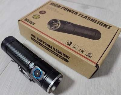 Фонарь аккумуляторный металл. LED B5184 X-BALOG Li-ion 18650, Type-C