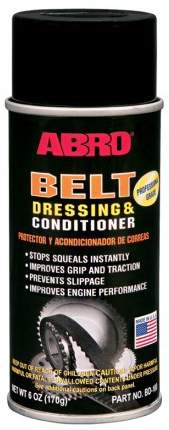 Смазка антискрип для ремней ABRO BD-100 170гр (V-образных, плоских, круглых и зубчатых ремней, сделанных из резины, кожи или ткани, кроме ручейковых)