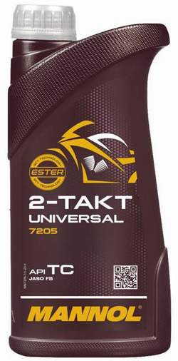 MANNOL 7205 2Takt Universal API TC 1L (для мотоциклов)