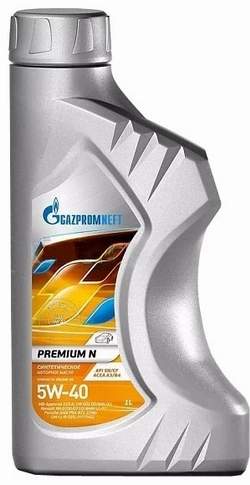 GAZPROMNEFT Premium N 5W40 SN/CF 1L (синтетика)