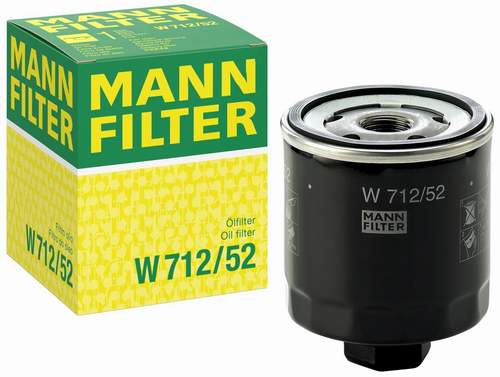 MANN W712/52 (SM836, W712/95) Audi A3 1/2/1.4TSI 12-, Golf VII 12- 1.2-1.4 TSI/Polo 12-, SKODA Octavia III 1.4/1.6 06-13