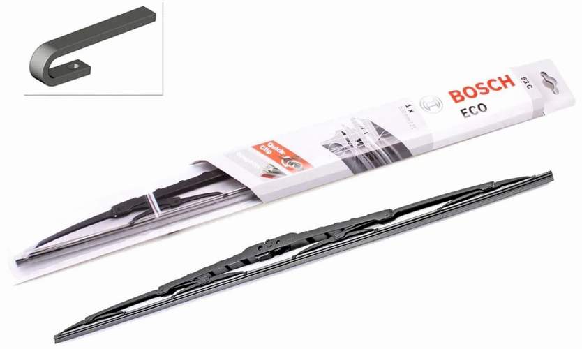 Щетка стеклоочистителя каркасная - дворник BOSCH ECO 530mm/21