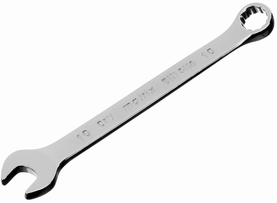 Ключ рожковый комбинированный 10 полированный хром (15154)