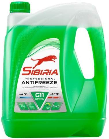 Антифриз зеленый 5кг (SIBIRIA -40)