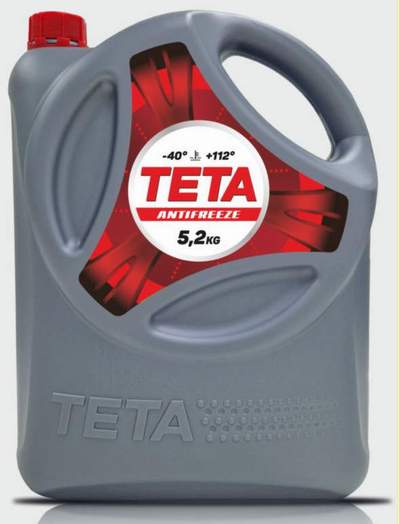 Антифриз красный 5кг (TETA PLUS -40)